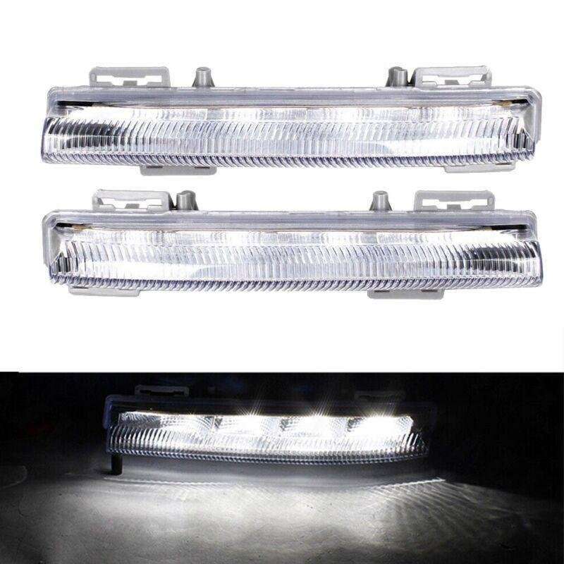 Front Bumper LED Fog Light Lamps For Mercedes W212 E250 E300 E350 2009-13 Pair