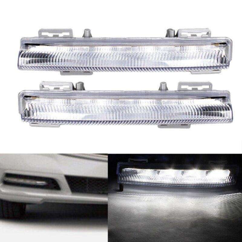 Front Bumper LED Fog Light Lamps For Mercedes W212 E250 E300 E350 2009-13 Pair