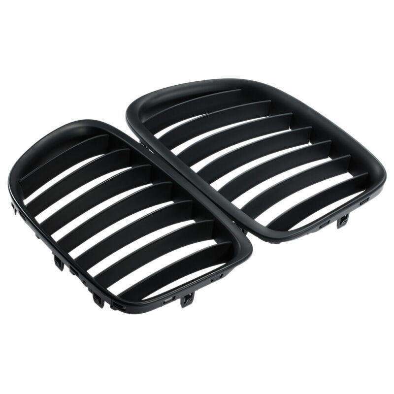 M Matte Black Kidney Sport Hood Grill SUV 2012-2015 Fit For BMW E84 X1