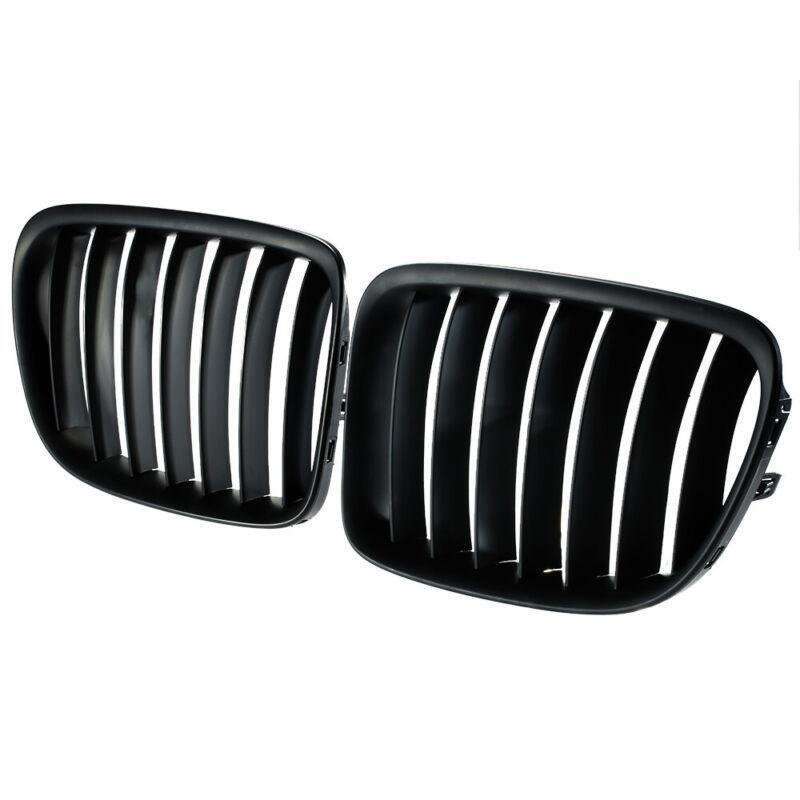 M Matte Black Kidney Sport Hood Grill SUV 2012-2015 Fit For BMW E84 X1