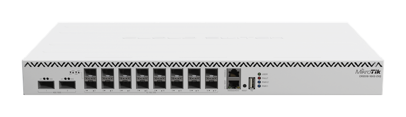Mikrotik - Cloud Router Switch 518-16Xs-2Xq-Rm, 2X100 Gigabit Qsfp28, 16X 25 Gigabit Sfp28