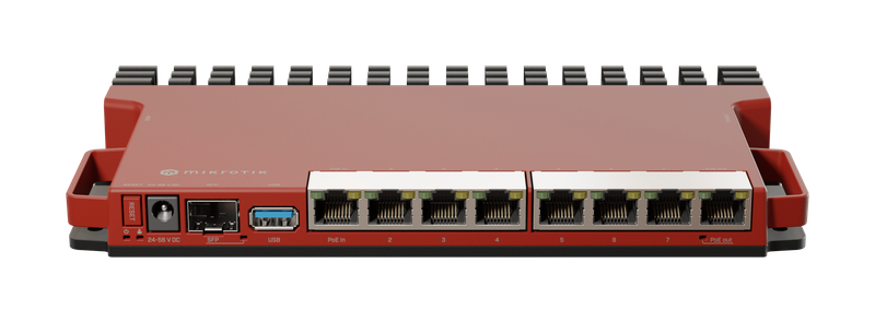 Mikrotik L009Uigs-Rm Desktop Router With 2.5Gb Sfp, 8 X Gigabit Ethernet And Poe In &Amp; Out