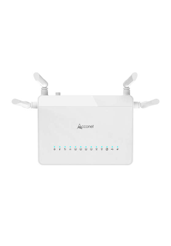 Acconet Ac1200 Xpon 4 Port Gigabit Wireless Onu Ont