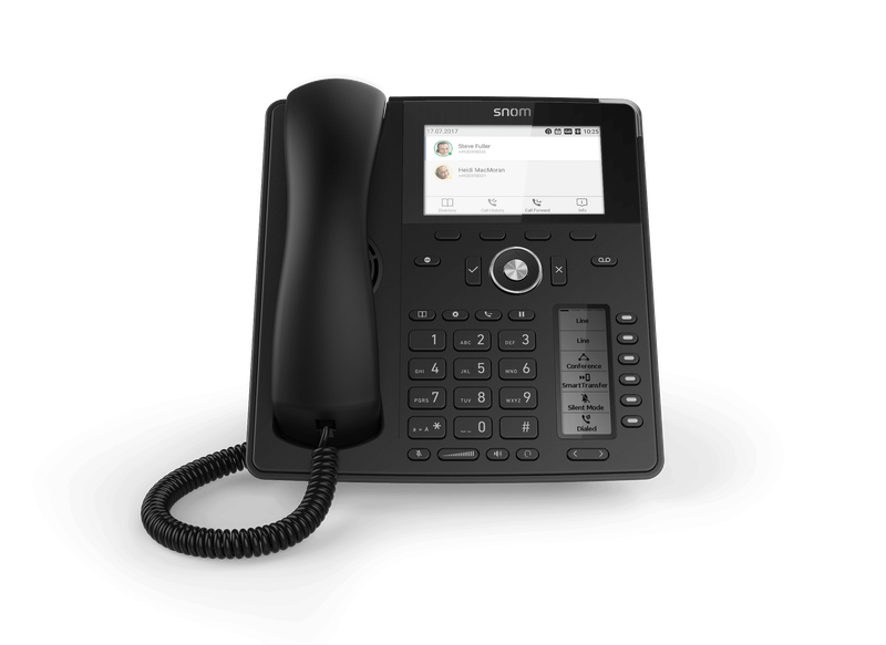 Snom D785 12-Line Desktop Sip Phone - No Psu Included - Hi-Res 4.3" Colour Tft Display - Usb
