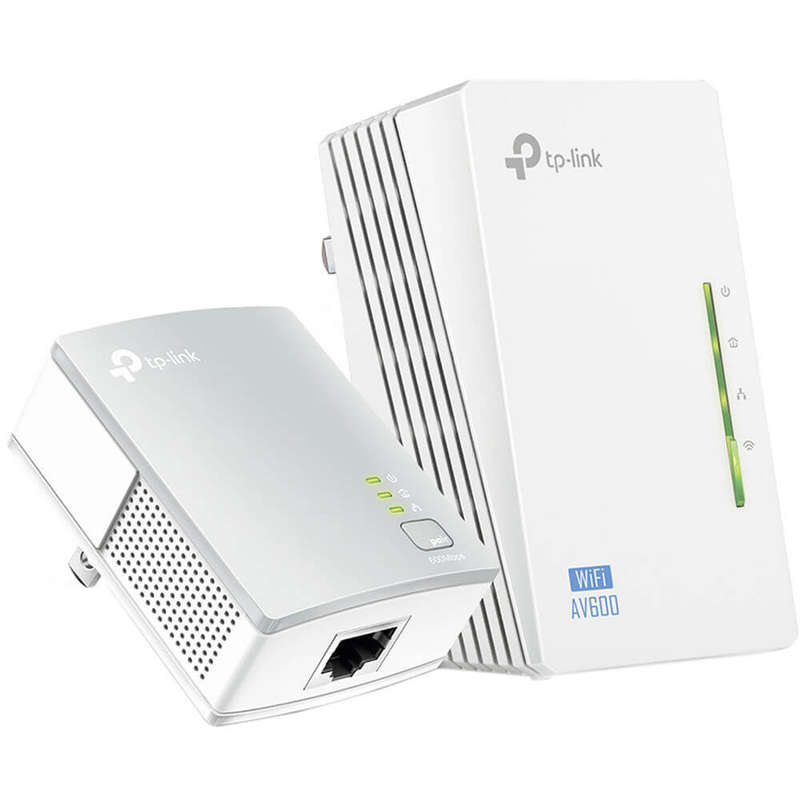 Tp-Link Wpa4220Kit 500Mbps Powerline Extender, 300Mbps Wi-Fi Extender