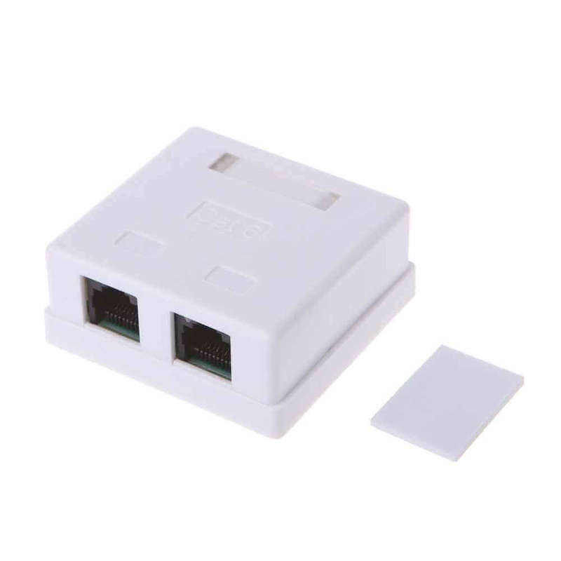 Cat6 Wall Box - Dual Rj45
