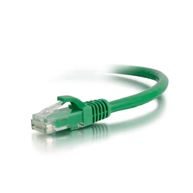 Acconet Cat6 Utp Flylead, 3 Meter, Straight, Stranded Cable, Moulded Boots And Plugs, Green