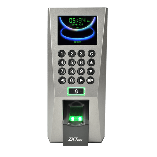 Zkteco - F18 Biometric Fingerprint, Code &Amp; Rfid Indoor Stand Alone Reader