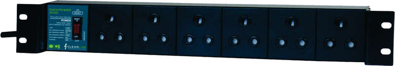 Clearline Surge Protected 6Way Pdu