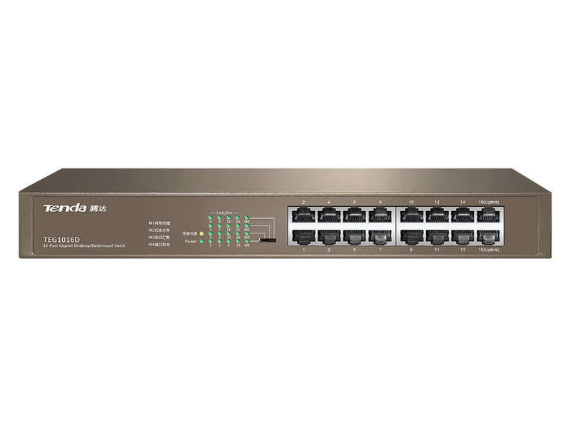 Tenda 16-Port Gigabit Rack Mount Switch Teg1016Dv6
