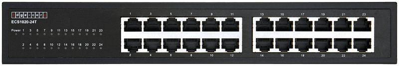 Edge-Core 24 Port Gigabit Unmanaged Switch, Rack-Mountable