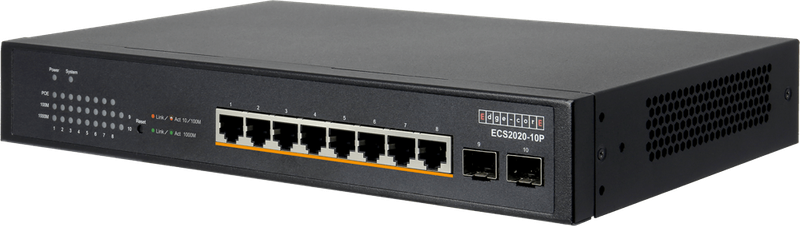 Edge-Core 10 Port Gb Websmart Poe Switch