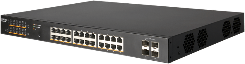 Edge-Core 28 Port Gb Websmart Poe Switch