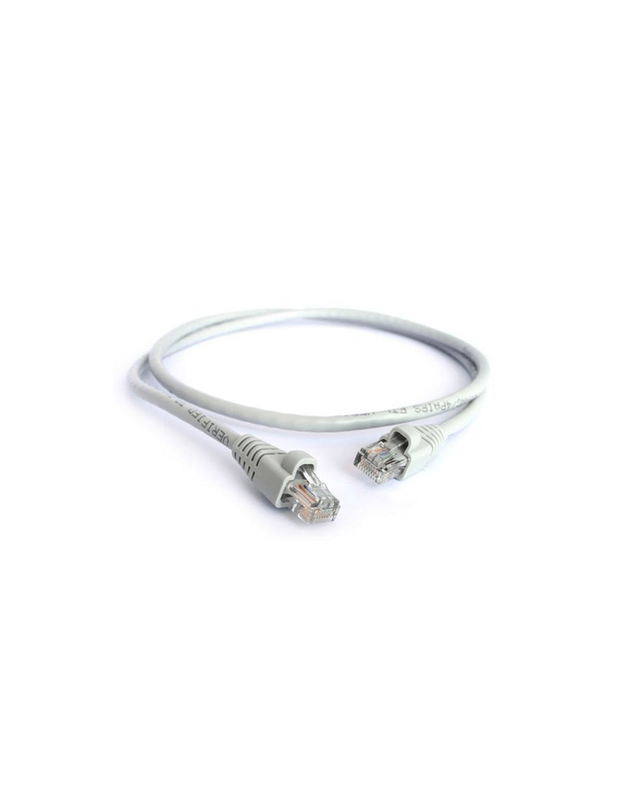 Acconet Cat6 Utp Flylead, 5 Meter, Straight, Stranded Cable, Moulded Boots And Plugs, Grey
