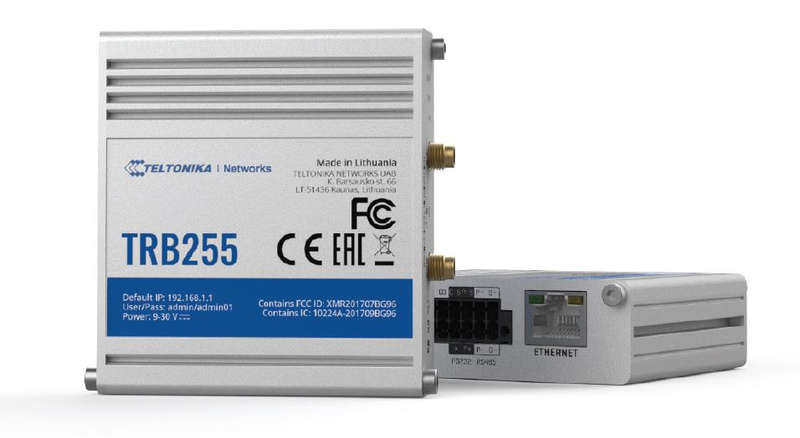 Teltonika Industrial Dual-Sim Lte Gateway To I O, Ethernet, Rs232 485 W Gps, Nb-Iot Device
