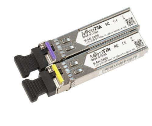 Mikrotik Single-Mode Sfp Module 80Km Dual Lc-Connector