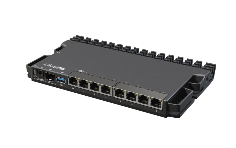 Mikrotik Rb5009Ug+S+In - Heavy Duty Router With 7X 1Gb Ports, 1X 2.5Gb Port And 1X 10G Sfp+ Port