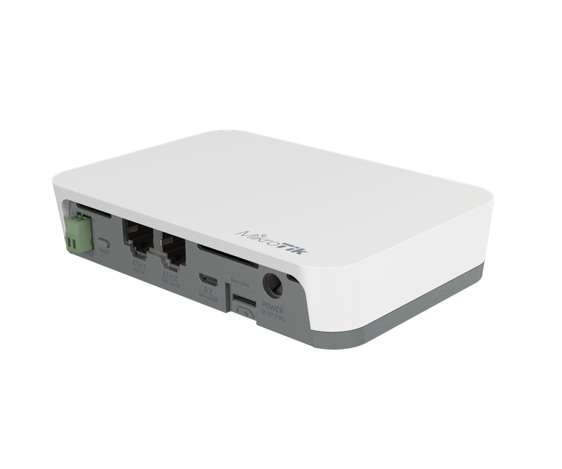 Mikrotik Iot Gateway - 2.4 Ghz, Bluetooth, 2X 100 Mbps Ethernet Ports, Poe-In And Poe-Out, Micro-Usb