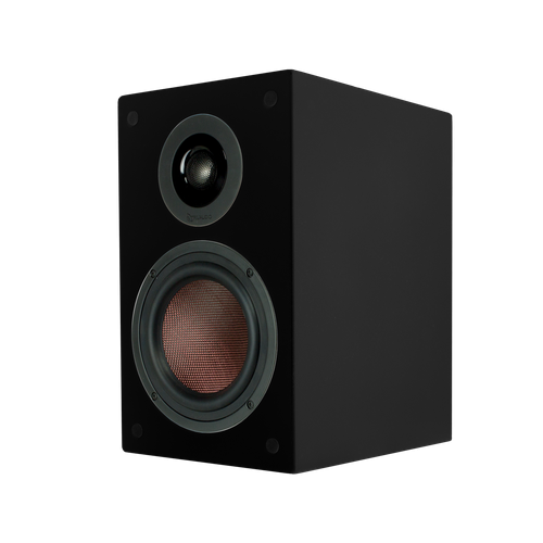 Truaudio 6.5" Woofer, 1" Tweeter Premium Bookshelf Speaker In Satin Black