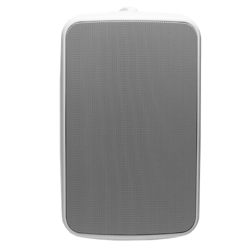 Truaudio 6.5" 2-Way Outdoor Speaker, Swivot Bracket, White