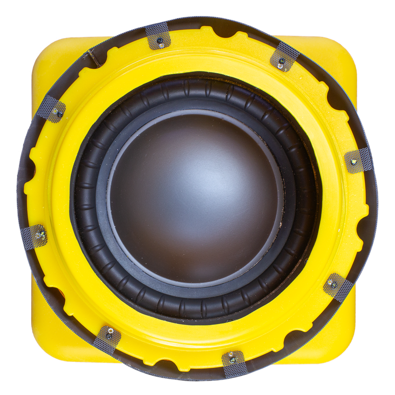 Truaudio 10" Driver With Subterrain Underground Subwoofer Pro Series, 200W, Yellow