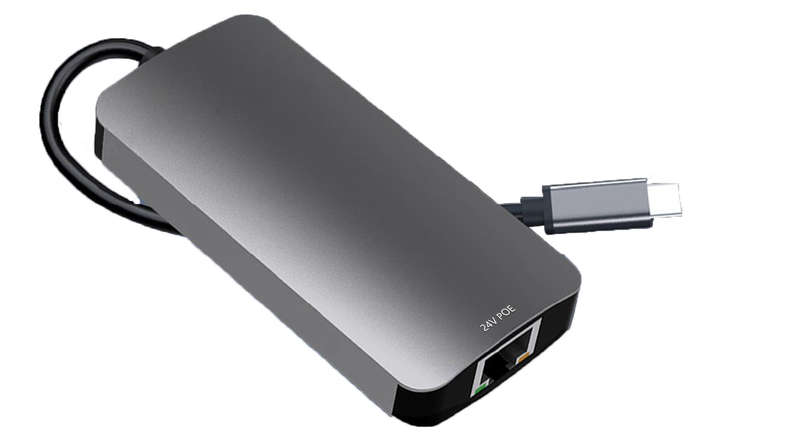 Acconet Gigabit Usb-C To Passive Poe Injector 24V For Ubiquiti, Mikrotik, Cambium