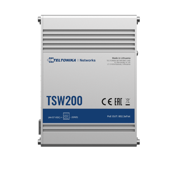 Teltonika Industrial 8 Port Gigabit Switch - Unmanaged