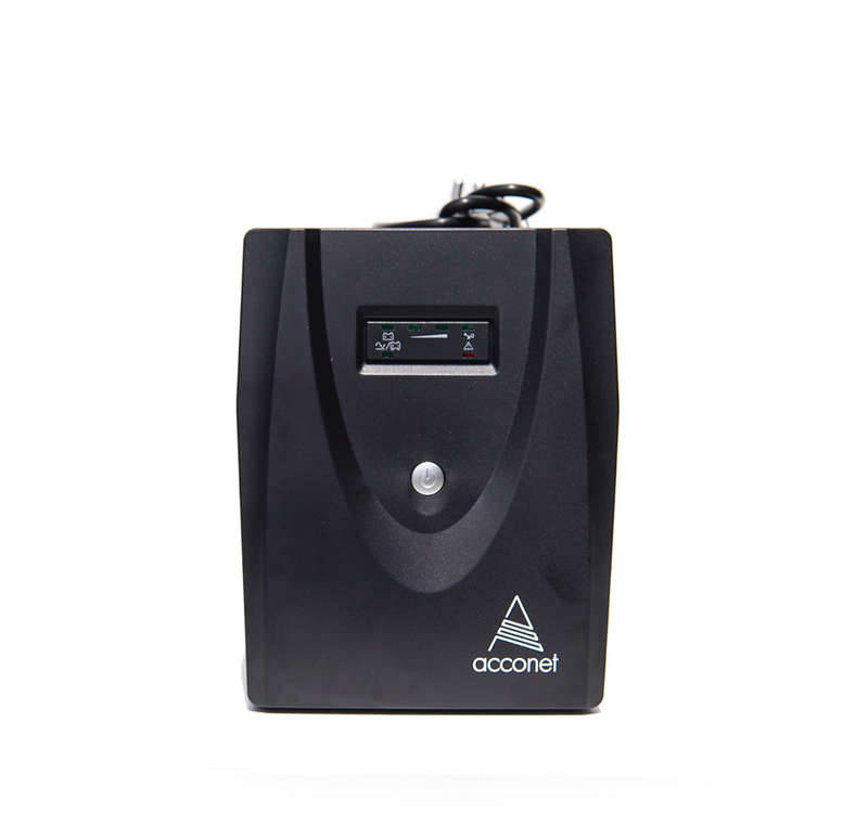 Acconet - 2000Va 1200W Offline Ups, Avr Function With Built-In 2 X 12V 9Ah Battery