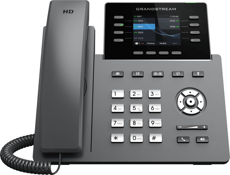 Grandstream 8-Line Carrier Wi-Fi Desk Phone