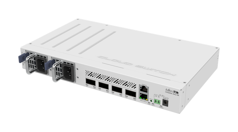 Mikrotik Crs504-4Xq-In, 4 X 100G Qsfp28, 1 X Rj45 Serial Console Port