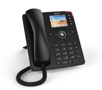 Snom D713 4-Line Desktop Sip Phone - No Psu Included - 4-Line 2.8'' Colour Display