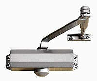 Access Control Silver Door Closer - Medium Duty - 300
