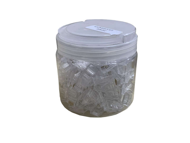 Acconet Pass-Through Cat6 Connectors 100 Pack