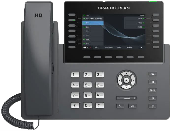 Grandstream 14-Line Carrier Wi-Fi Desk Phone