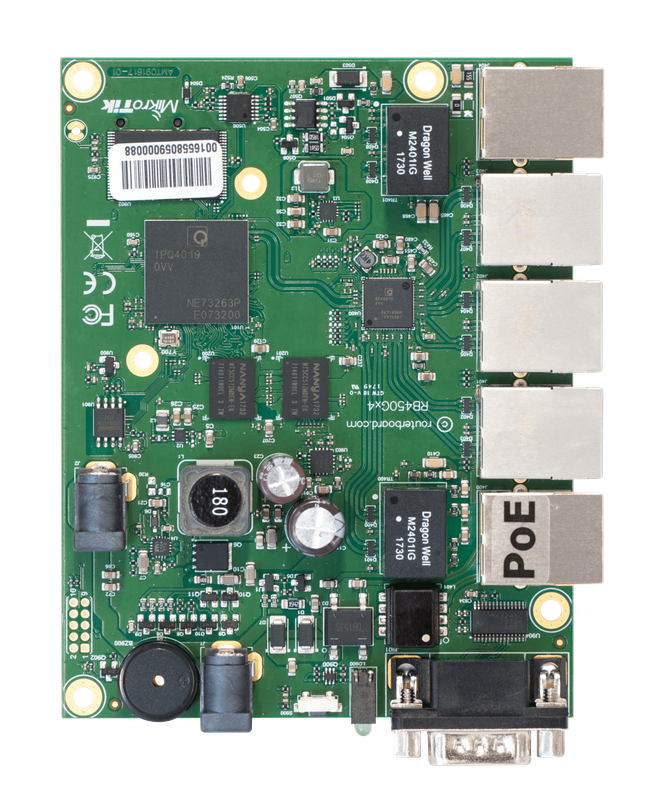 Mikrotik Routerboard 450Gx4 With 5 Gb Lan Ports And 1 Microsd Slots *No Enclosure
