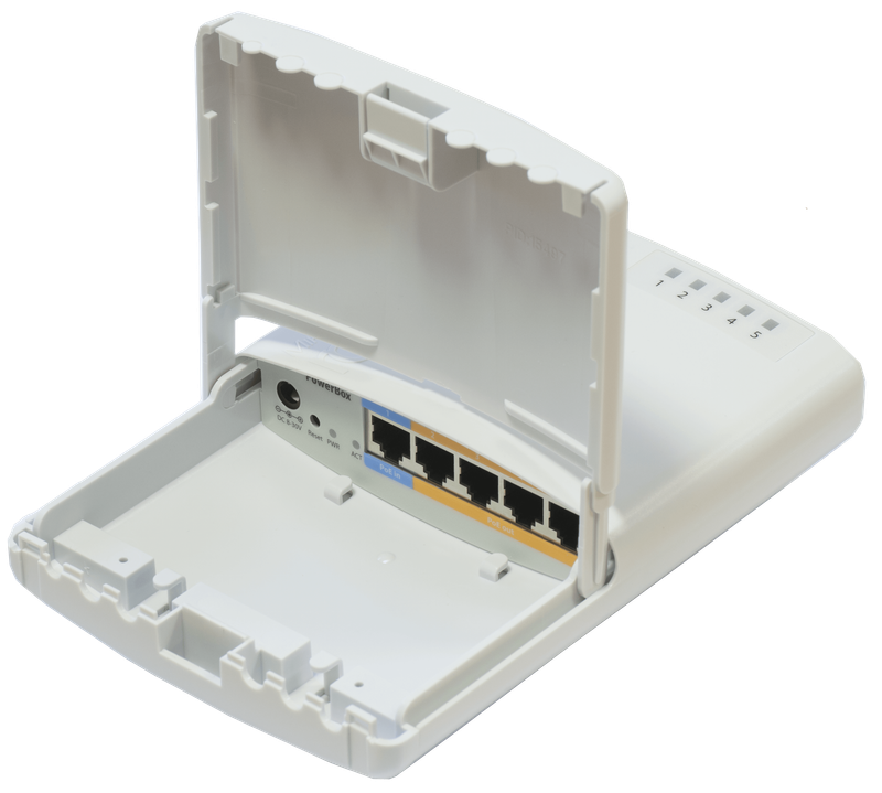 Mikrotik Powerbox - Outdoor Poe Router With 5 10 100 Ports