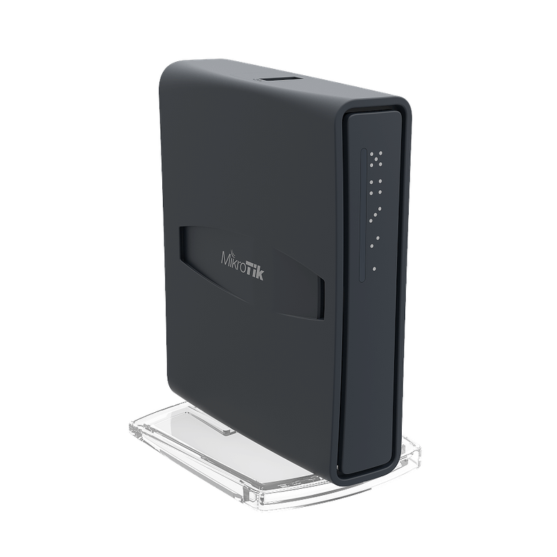 Mikrotik Hap Ac Lite Tower - 2.4 5Ghz Desktop Wi-Fi Router - Black