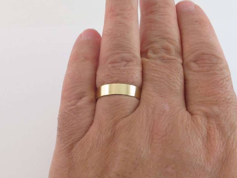 Gold 5mm Plain Wedding Band