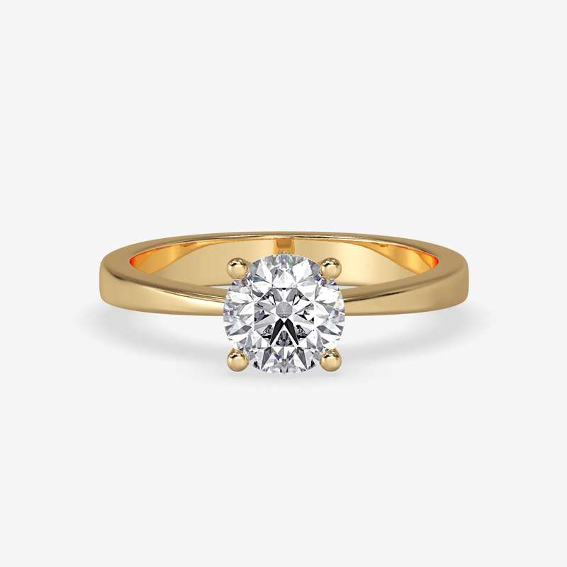 1.2ct Round Brilliant Cut Moissanite Ring