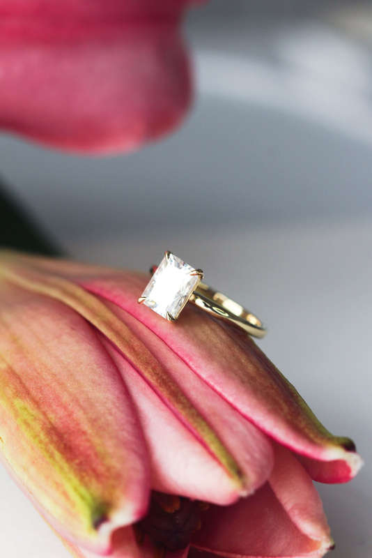 Radiant Cut Solitaire Ring