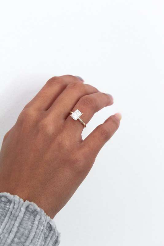 Radiant Cut Solitaire Ring