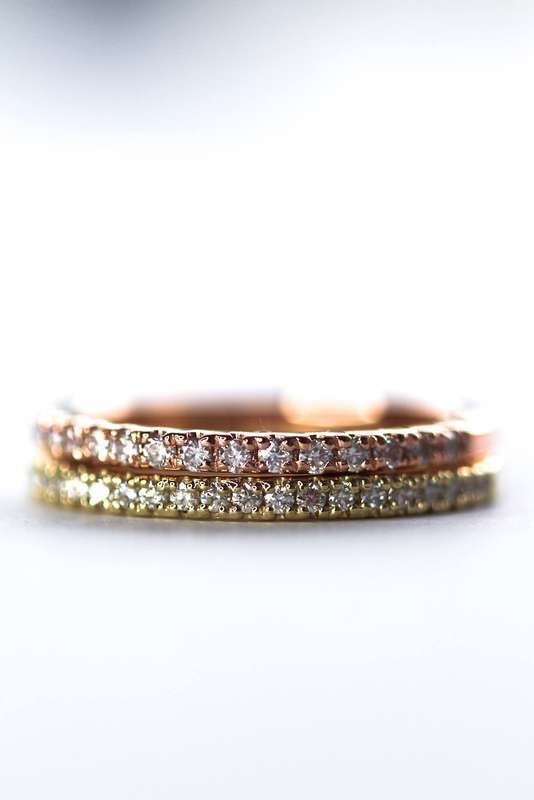 Moissanite Eternity Band