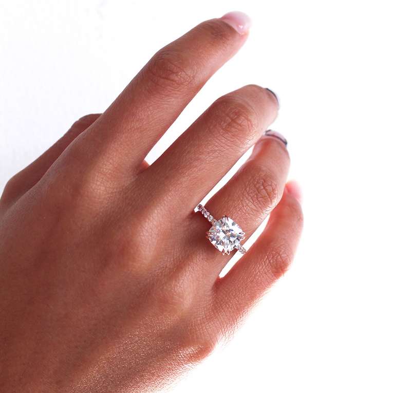 Cushion Engagement Ring