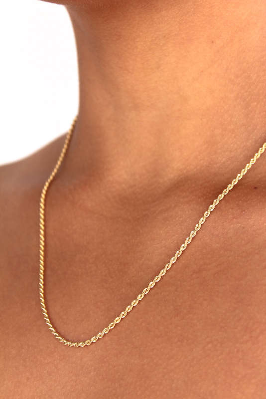 9ct Gold Rope Chains 2.6mm