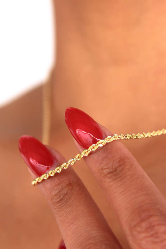 9ct Gold Rope Chains 2.6mm