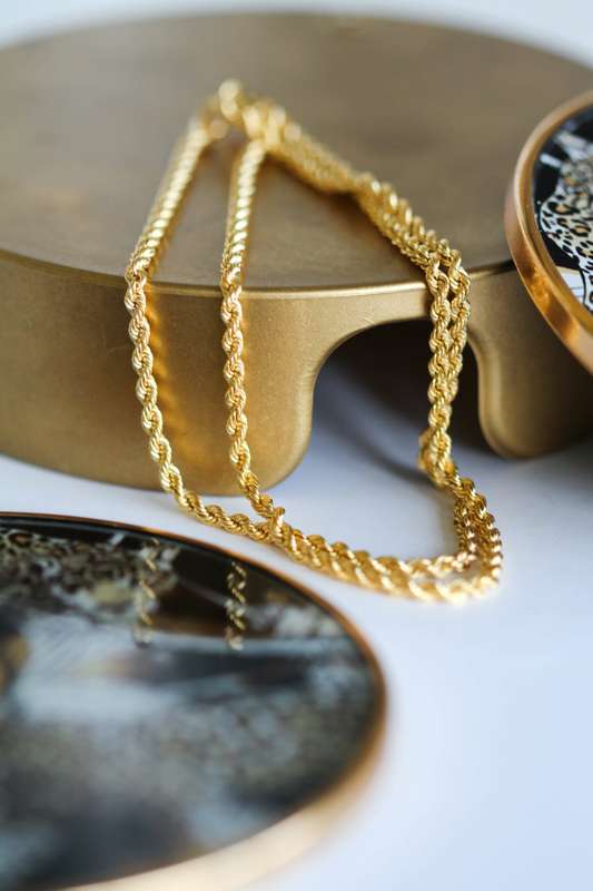 9ct Gold Rope Chain - 5mm