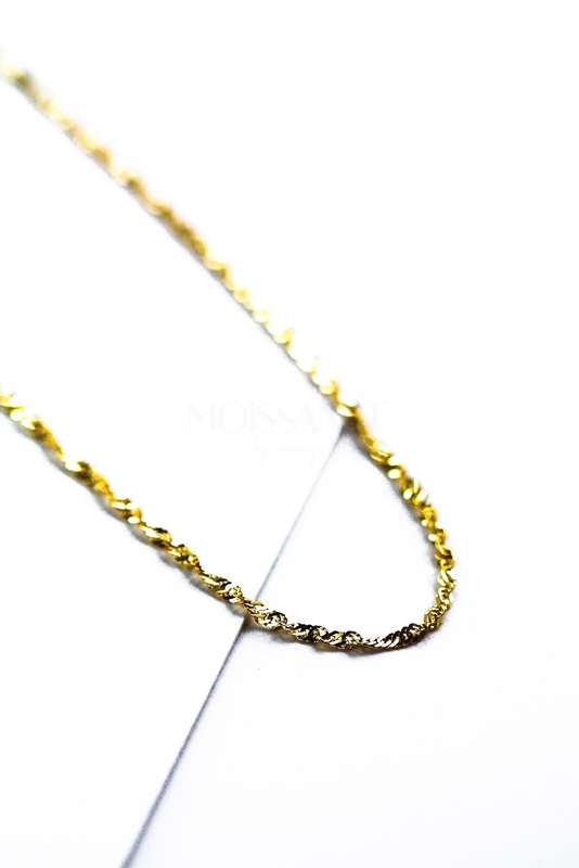 Gold Singapore Chain - 2.5mm