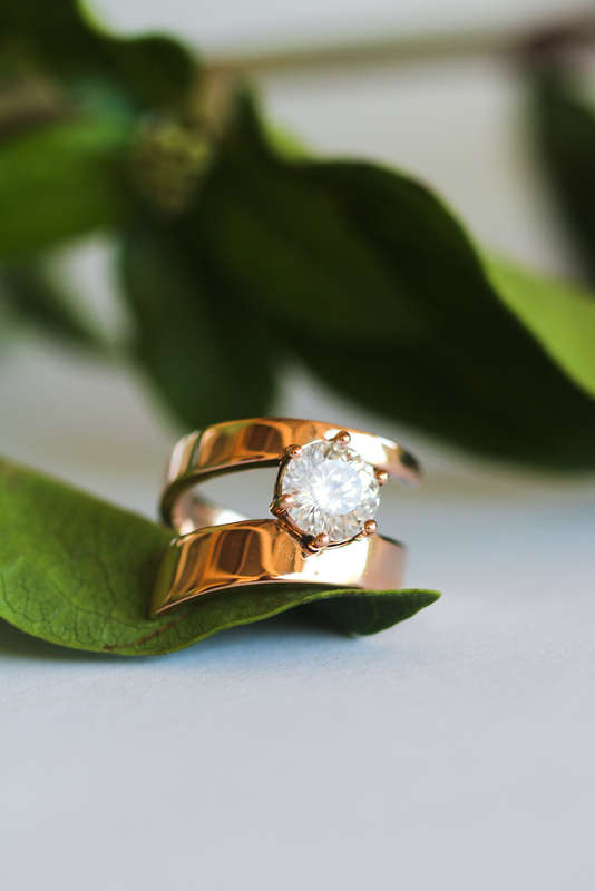 Swirl Engagement Ring