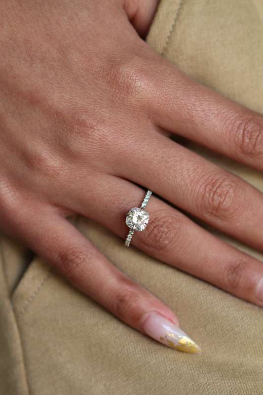 Cushion Cut Engagement Ring