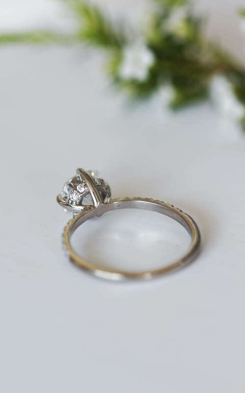 Cushion Cut Engagement Ring